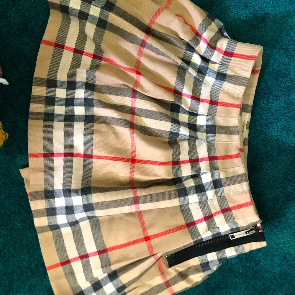Burberry Plaid Skirt